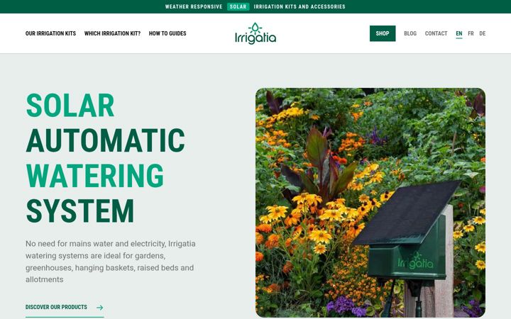 Screenshot of irrigatia.com