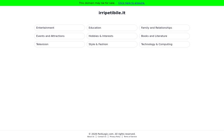 Screenshot of irripetibile.it