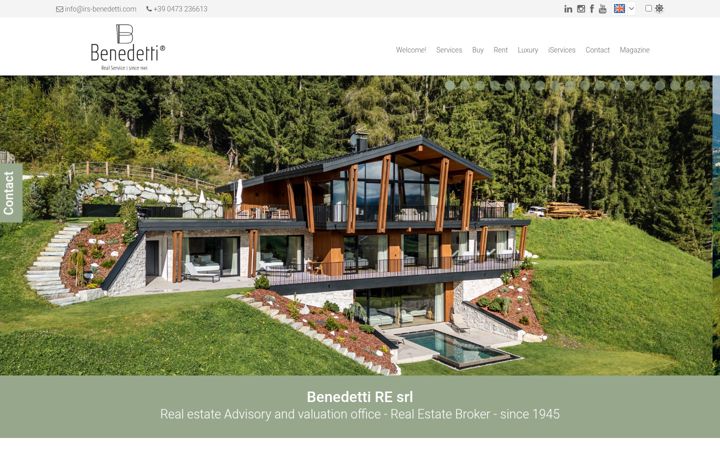 Screenshot of irs-benedetti.com