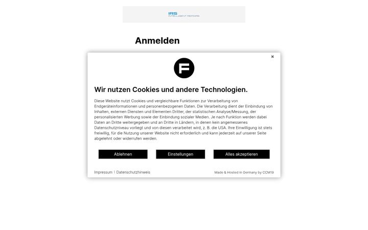 Screenshot of irs-itshop.de