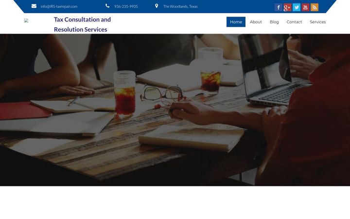 Screenshot of irs-taxrepair.com