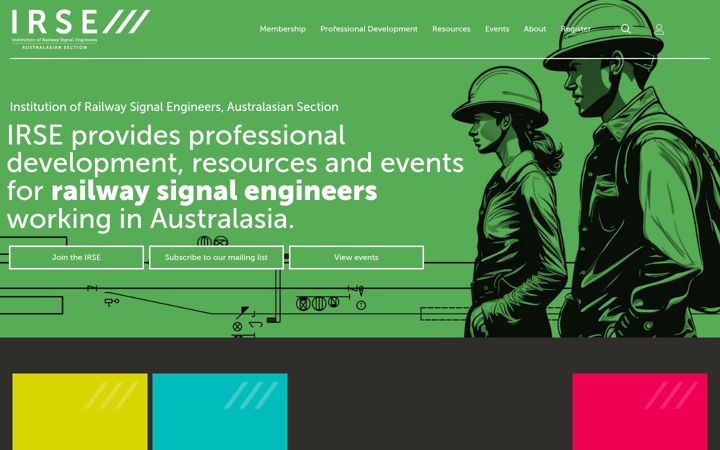Screenshot of irse.org.au