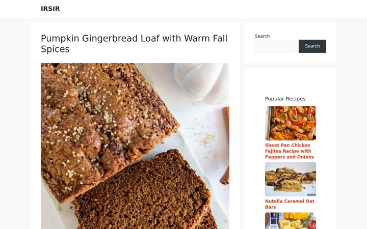 Screenshot of irsir.com