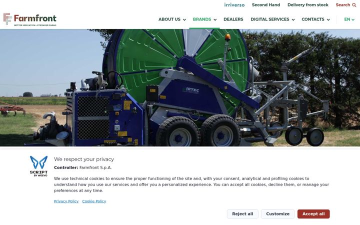 Screenshot of irtec-irrigazione.it