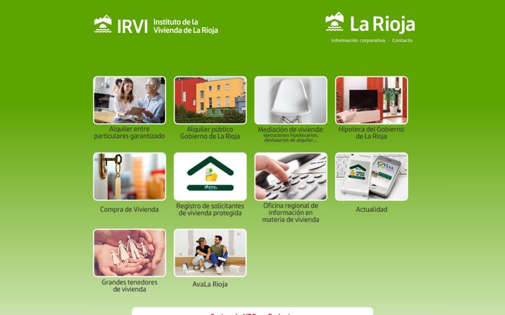 Screenshot of irvi.es