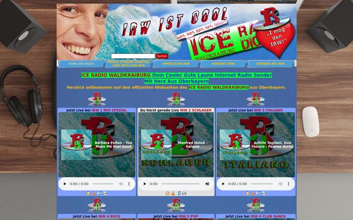 Screenshot of irw-radio.com