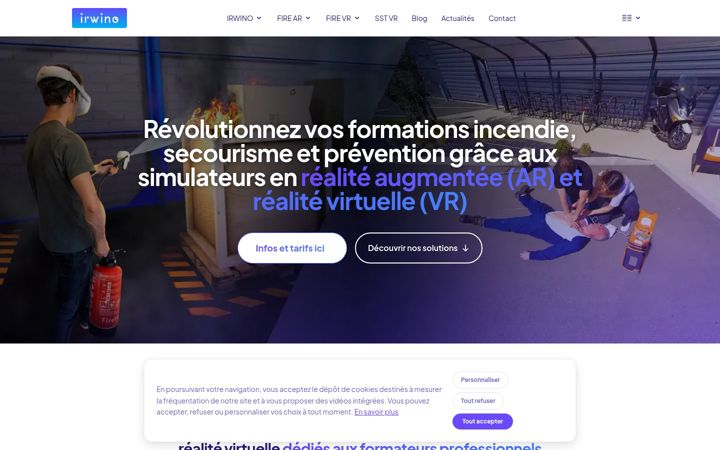 Screenshot of irwino.com