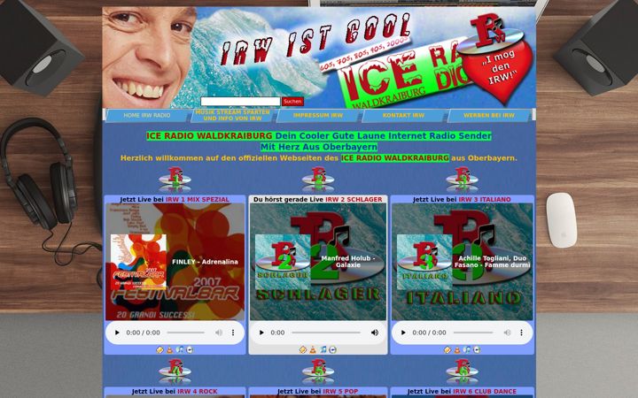 Screenshot of irwradio.com