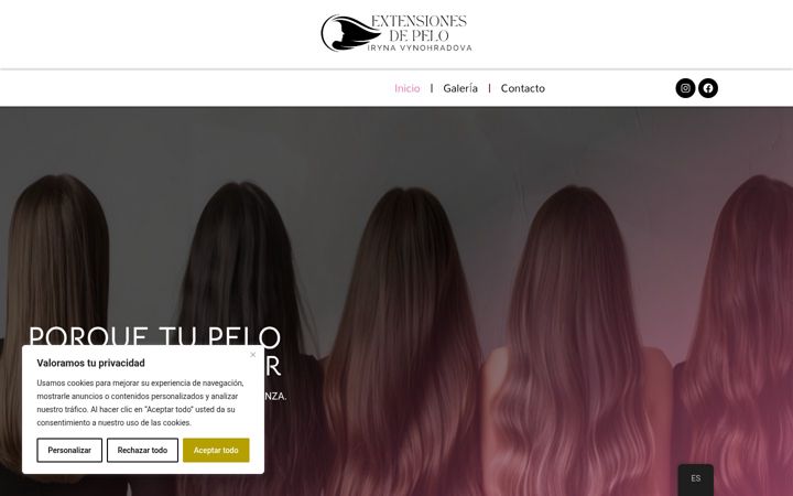 Screenshot of irynavynohradova.com