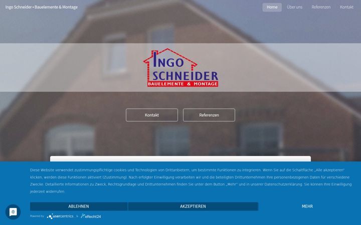 Screenshot of is-bauelemente.de