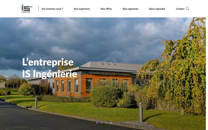 Screenshot of is-ingenierie.com