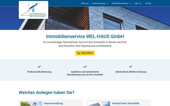 Screenshot of is-welhaus.de