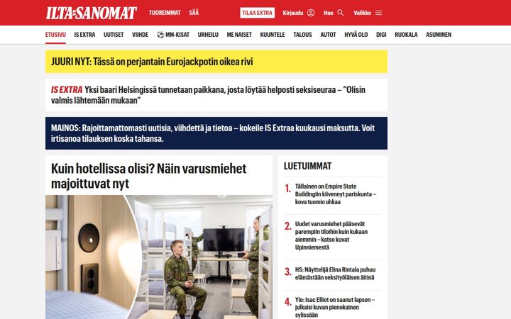 Captura de ecrã de is.fi