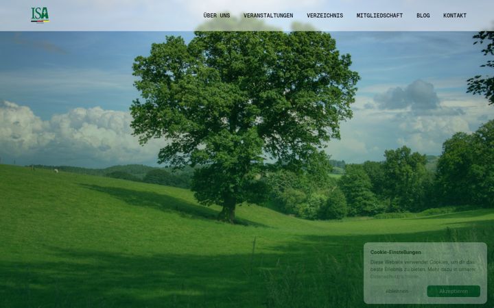 Screenshot of isa-arbor.de