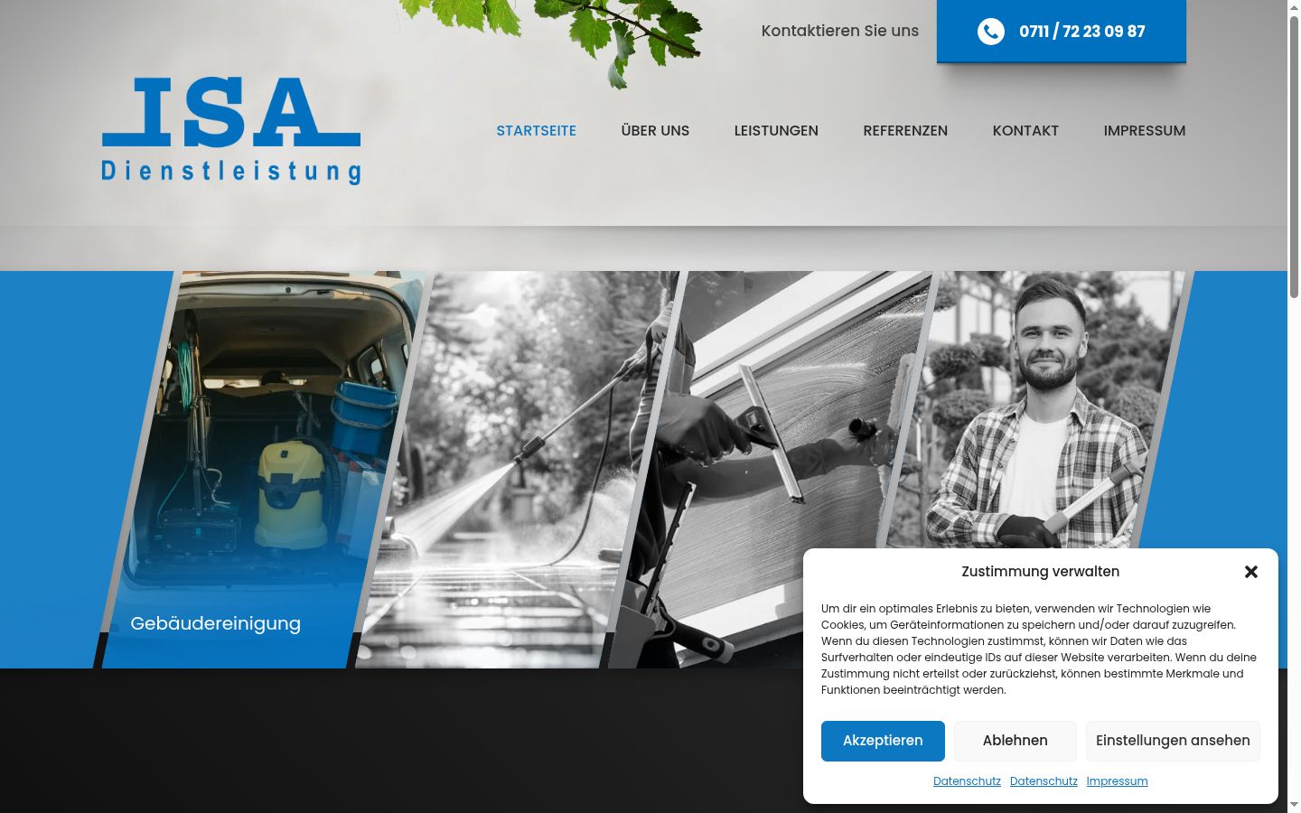 Screenshot tal-banner tal-kunsens muri qabel kwalunkwe interazzjoni