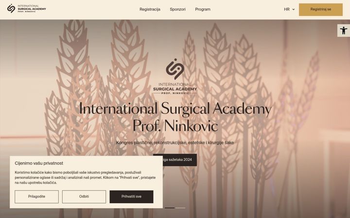 Screenshot of isa-ninkovic.com