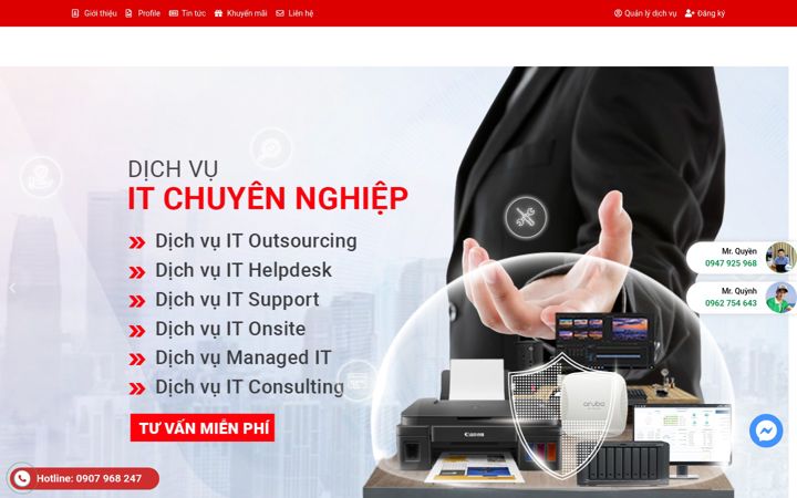 Screenshot of isa.com.vn