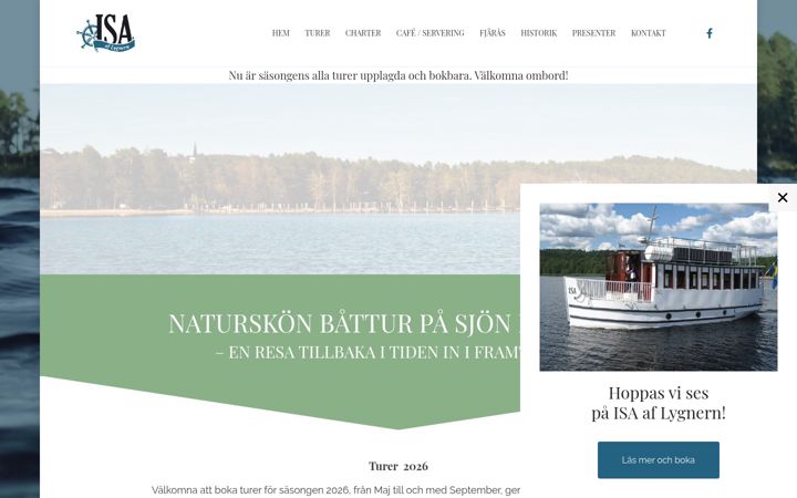 Screenshot of isaaflygnern.se