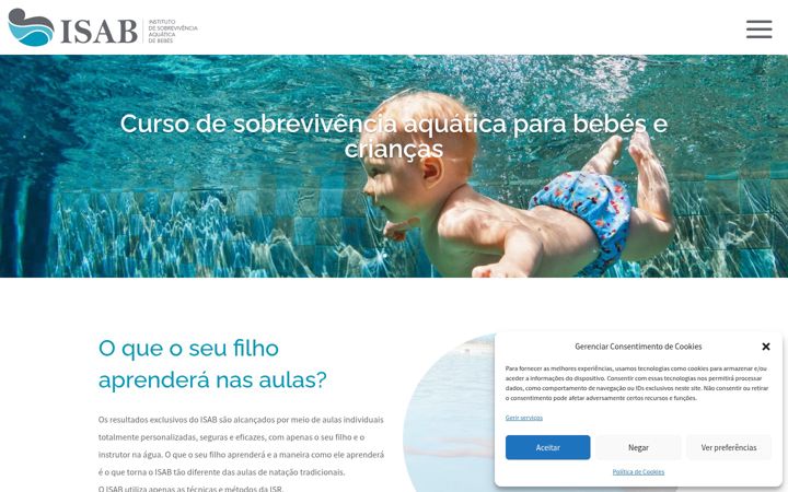 Screenshot of isab.pt
