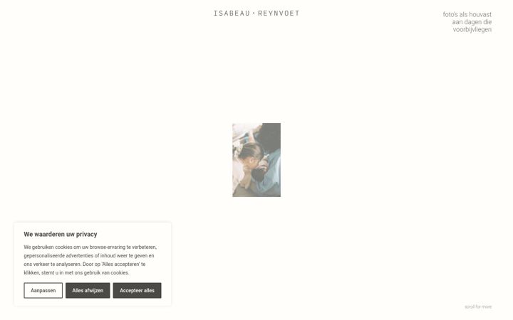 Screenshot of isabeaureynvoet.com