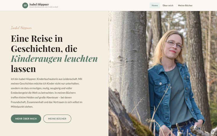 Screenshot of isabel-hoeppner.de