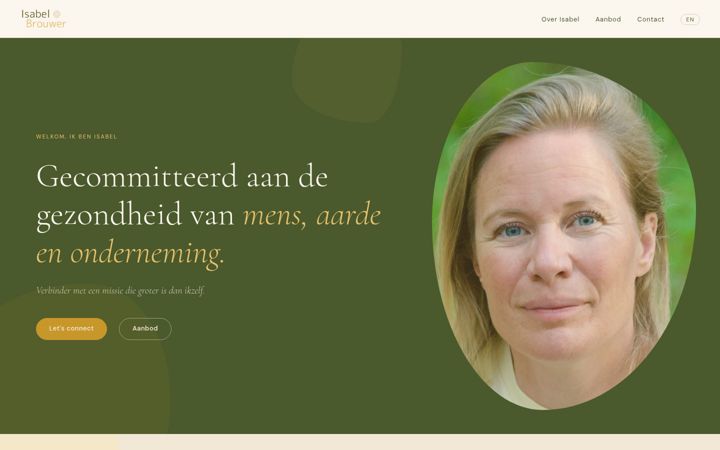 Screenshot of isabelbrouwer.nl