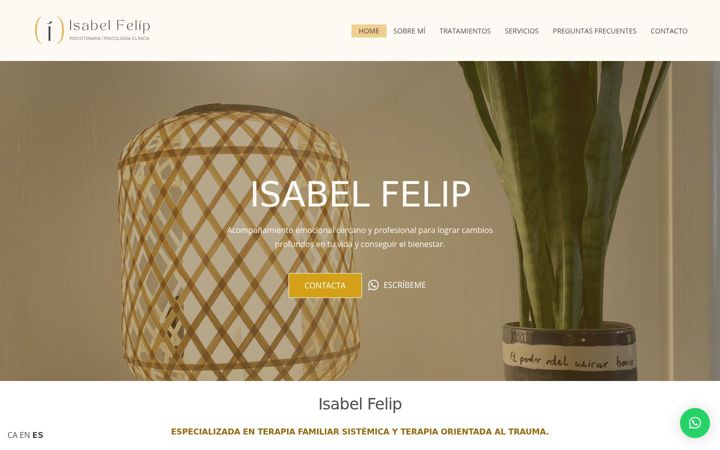 Screenshot of isabelfelip.com