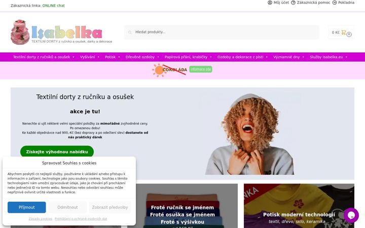 Screenshot of isabelka.eu
