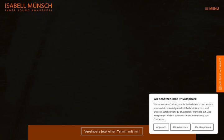 Screenshot of isabell-muensch.de