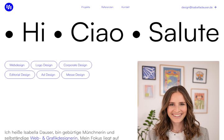 Screenshot of isabelladauser.de