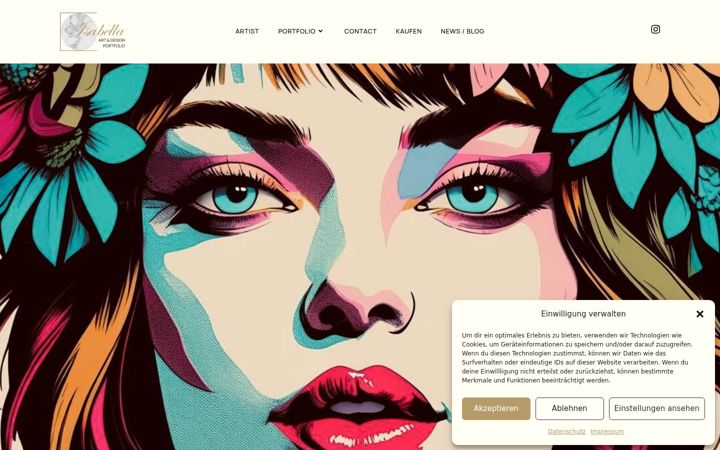 Screenshot of isabellasentina.com