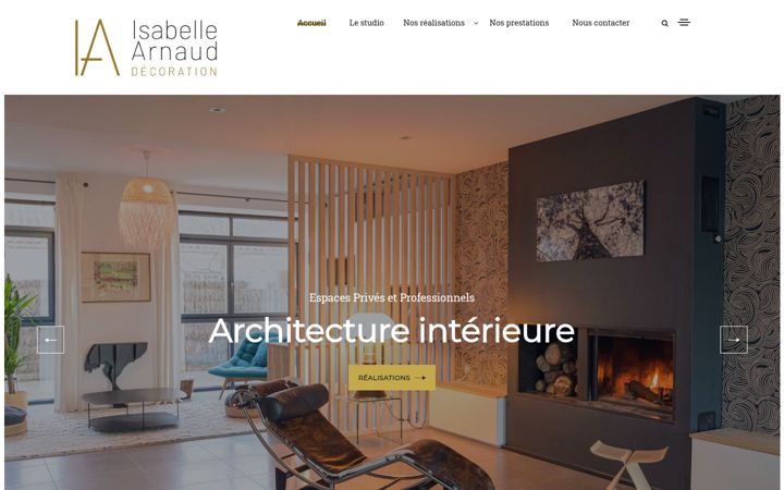 Screenshot of isabelle-arnaud-deco.com