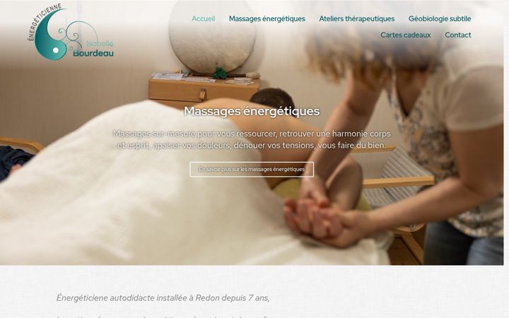 Screenshot of isabelle-bourdeau.fr