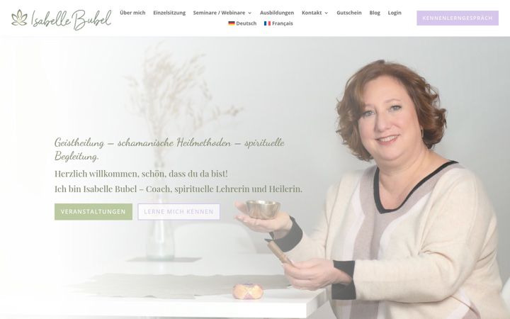 Screenshot of isabelle-bubel.com