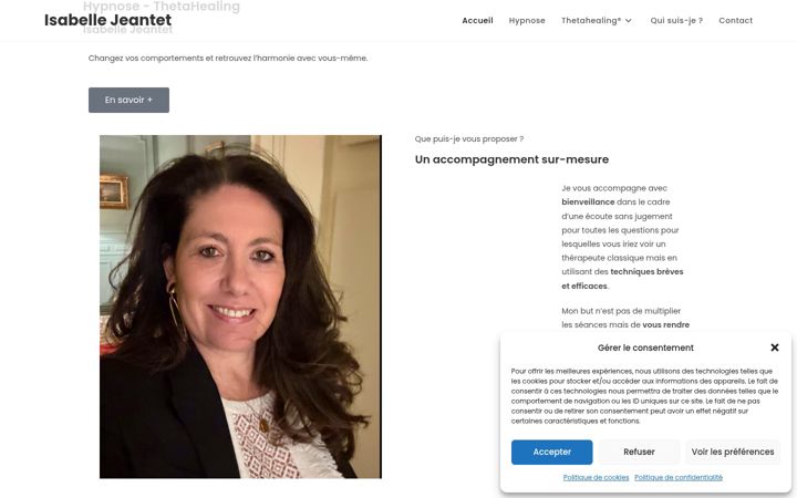 Screenshot of isabelle-jeantet-hypnose.fr