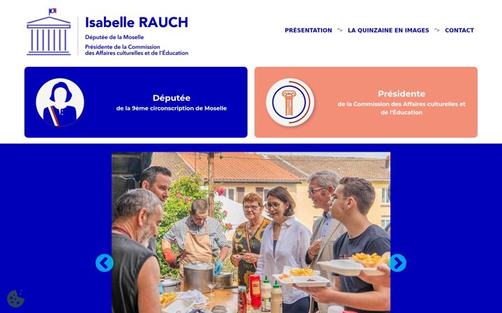 Screenshot of isabelle-rauch-deputee.fr