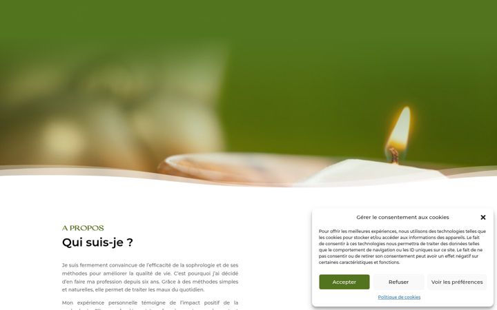 Screenshot of isabelle-vanmeenen-sophrologue.fr