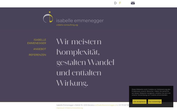 Screenshot of isabelleemmenegger.ch