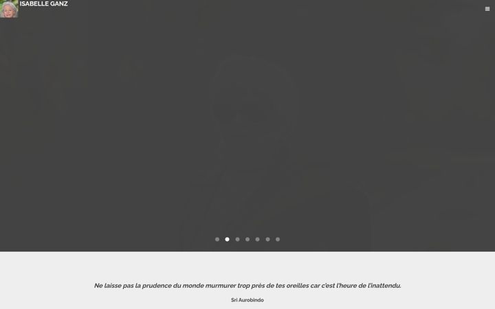 Screenshot of isabelleganz.fr