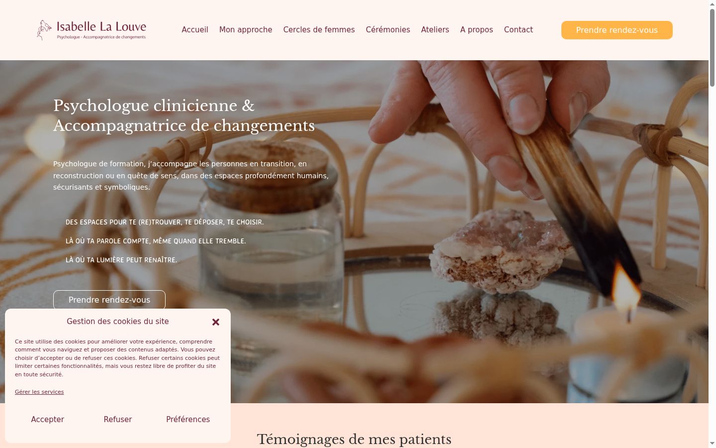 Screenshot tal-banner tal-kunsens muri qabel kwalunkwe interazzjoni