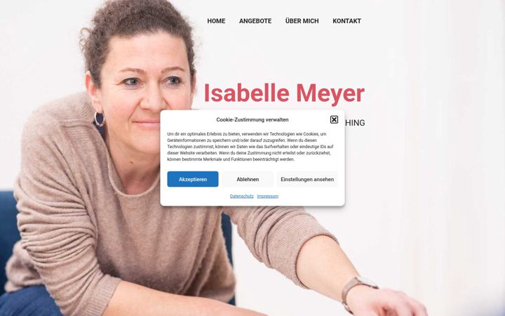 Screenshot of isabellemeyer.de