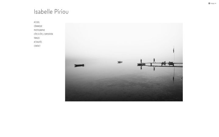 Screenshot of isabellepiriou.com