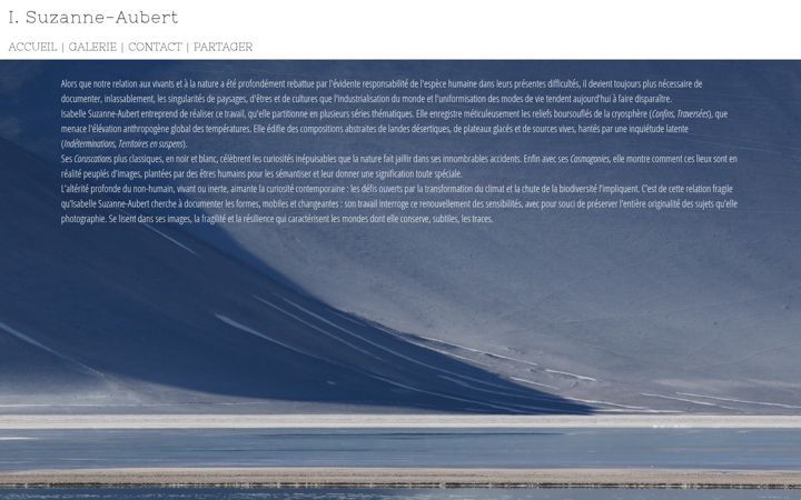 Screenshot of isabellesuzanneaubert.com