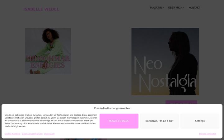 Screenshot of isabellewedel.de