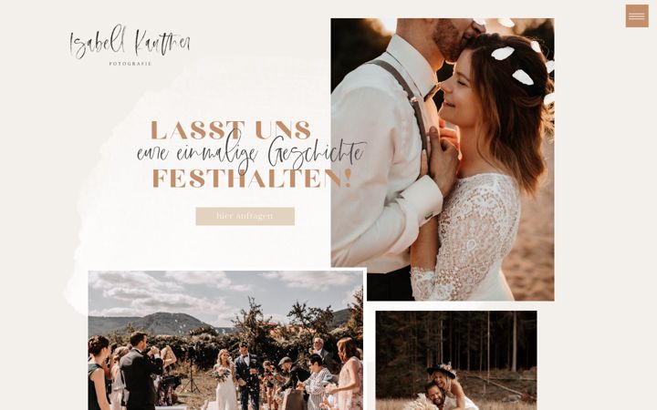 Screenshot of isabellkauther.de