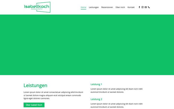 Screenshot of isabellkoch.com