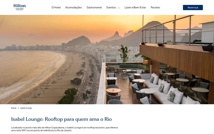 Screenshot of isabellounge.com.br