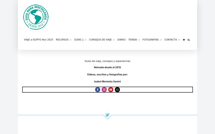 Screenshot of isabelmontanosanint.com