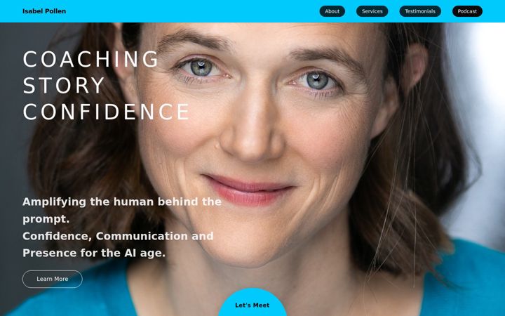 Screenshot of isabelpollen.com