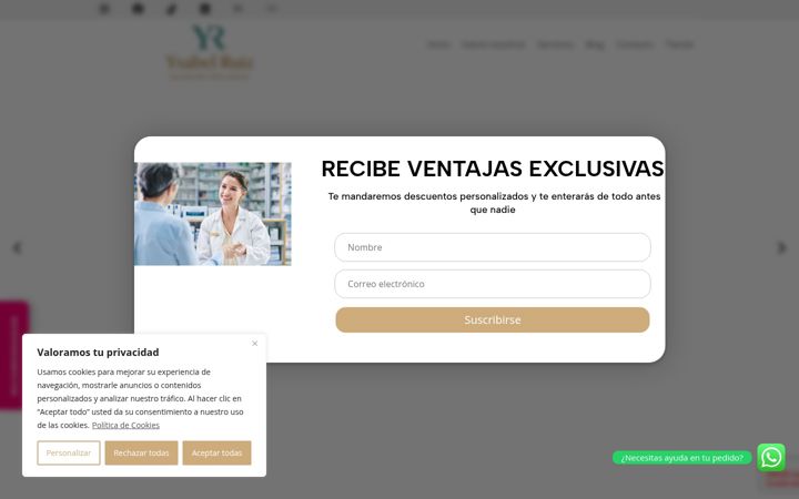 Screenshot of isabelruiznutricion.es
